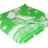 Купить Одеяло байковое детское Кружева зеленое (140 x 100 см) 