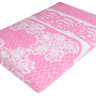 Купить Одеяло байковое взрослое Кружева розовое (212 x 150 см) 